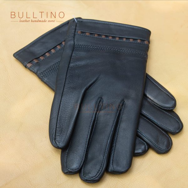 Găng tay da cừu nam cao cấp Bulltino GNA01