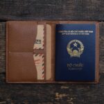 Bao da passport cover handmade từ chất liệu da bò thuộc mềm mịn sang trọng