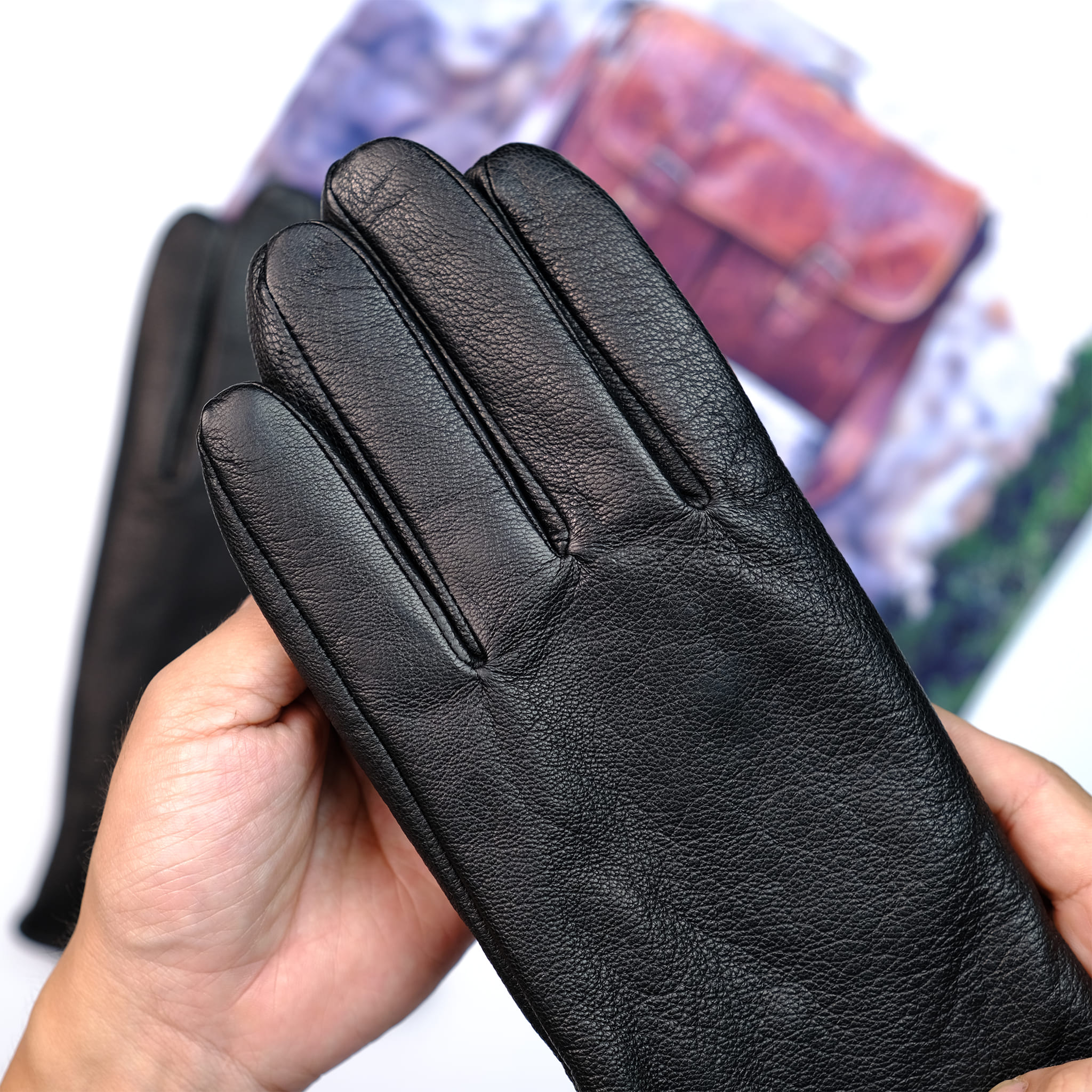 gang-tay-da-de-lot-long-giu-nhiet-2025-2 Từng đường kim mũi chỉ được chau chuốt cẩn thận tỉ mỉ không có da thừa