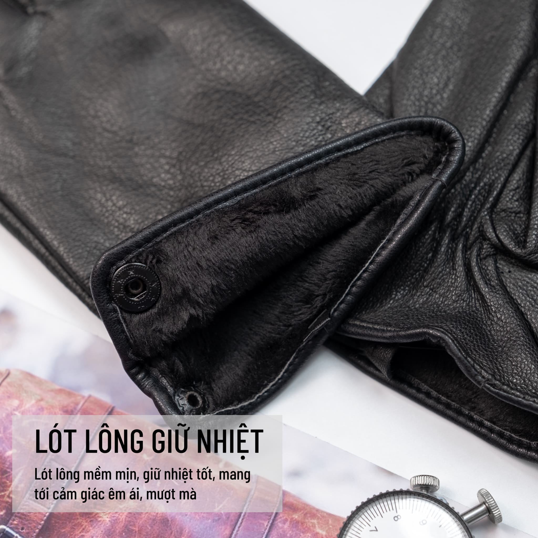 gang-tay-da-de-lot-long-giu-nhiet-2025-6 Lót lông mềm mịn giữ nhiệt tốt trong khi vẫn mang lại cảm giác vận động thoải mái khi mang