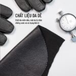Chất liệu da dê bền chắc được sử dụng trên mẫu găng tay GDA01 Bulltino