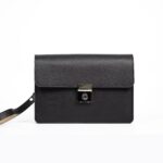 Clutch cầm tay nam công sở da bò cao cấp vân togo sang trọng khoá số